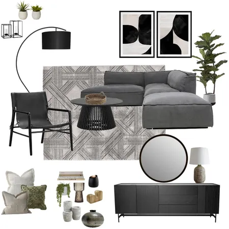 Greyscale Interior Design Mood Board by BrevilDesignStudio on Style Sourcebook