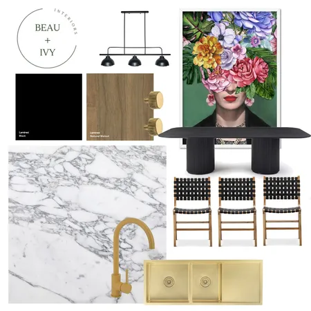 Kitchen and Dining Room Interior Design Mood Board by Beau+Ivy Interiors on Style Sourcebook