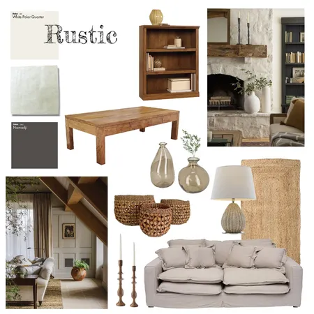 Rustic Living Room 3 Interior Design Mood Board by lydiawolsey4 on Style Sourcebook