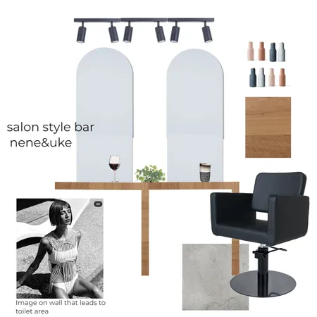 Flipped hair salon style bar #2 Interior Design Mood Board by nene&uke on Style Sourcebook