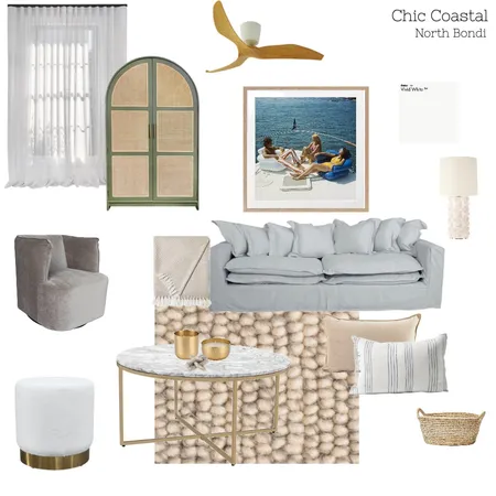 Chic Coastal Interior Design Mood Board by Jo Aiello on Style Sourcebook
