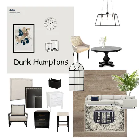 Dark Hamptons Interior Design Mood Board by flicka on Style Sourcebook