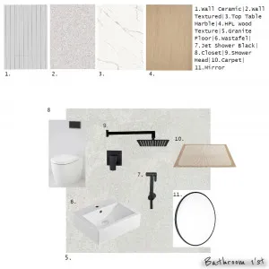 Bathroom 1st Interior Design Mood Board by shania_aisyah on Style Sourcebook