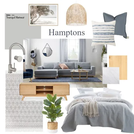 Hamptons Interior Design Mood Board by Rebecca Smith on Style Sourcebook