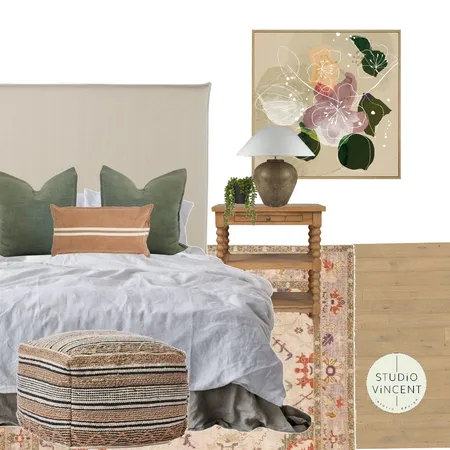 Cozy Bedroom Spring Interior Design Mood Board by Studio Vincent on Style Sourcebook