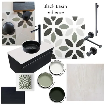 Black Basin Scheme Interior Design Mood Board by JJID Interiors on Style Sourcebook