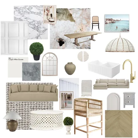 red brick house living and kitchen Interior Design Mood Board by morgans on Style Sourcebook