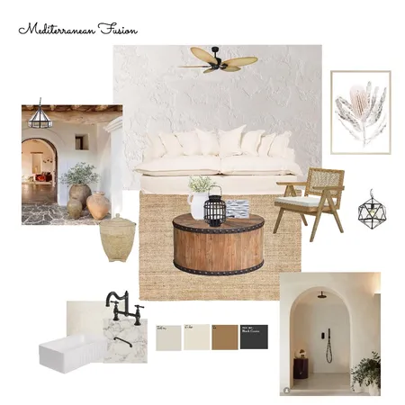 Mediterranean Fusion Interior Design Mood Board by Dressed AU Maison on Style Sourcebook