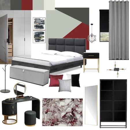 Jenay Bedroom Interior Design Mood Board by Marlene on Style Sourcebook