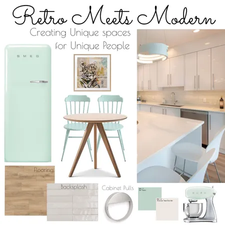 Retro Meets Modern Interior Design Mood Board by Annalei Floriant on Style Sourcebook