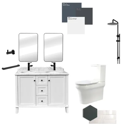 Bathroom Interior Design Mood Board by Curated Design Co on Style Sourcebook