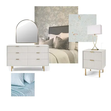 Madeleine Bedroom Interior Design Mood Board by Bobbie Mia Designs on Style Sourcebook