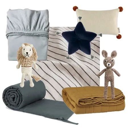 baby stephens nursery bedding Interior Design Mood Board by Sophie Scarlett Design on Style Sourcebook