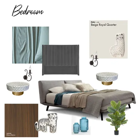 Bedroom Interior Design Mood Board by Ekaterina Semina on Style Sourcebook