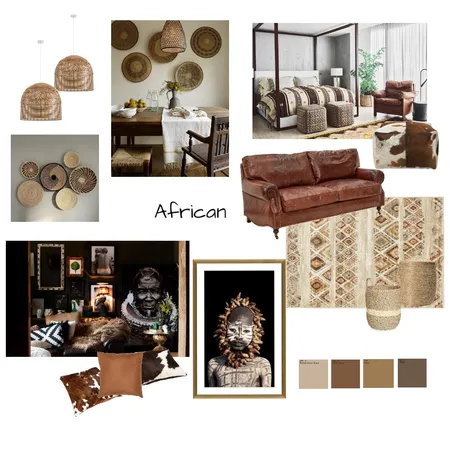 African style mood board Interior Design Mood Board by Nikki Reid on Style Sourcebook