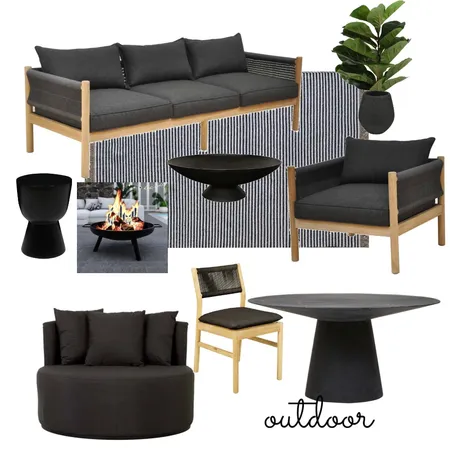 Springfield Road Outdoor - Black options Interior Design Mood Board by Phillylyus on Style Sourcebook