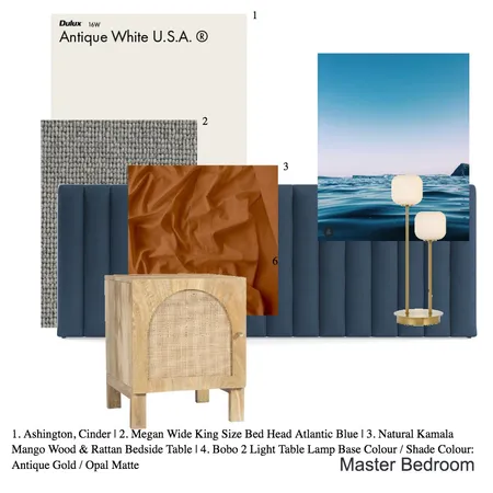 Master Bedroom Interior Design Mood Board by LauraCioccia on Style Sourcebook