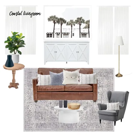Coastal livingroom Interior Design Mood Board by Evi Earle on Style Sourcebook