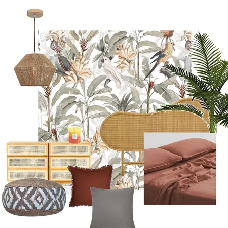 Tropical Bedroom Interior Design Mood Board by Marlena on Style Sourcebook