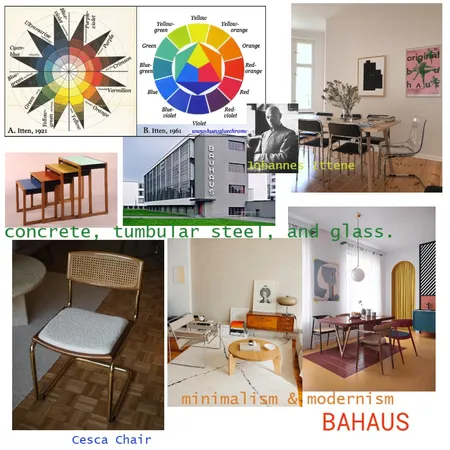 BAUHAUS Interior Design Mood Board by Jess on Style Sourcebook