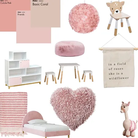 Girls bedroom Interior Design Mood Board by sarabeth08 on Style Sourcebook