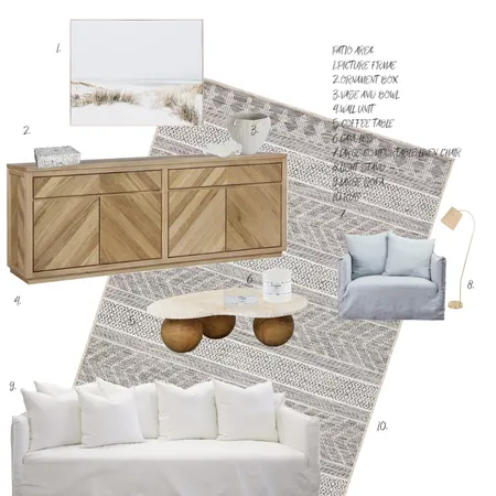 SAMPLE BOARD - PATIO Interior Design Mood Board by Pamela Goncalves on Style Sourcebook