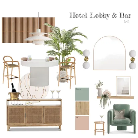 Hotel Lobby Interior Design Mood Board by Maygn Jamieson on Style Sourcebook