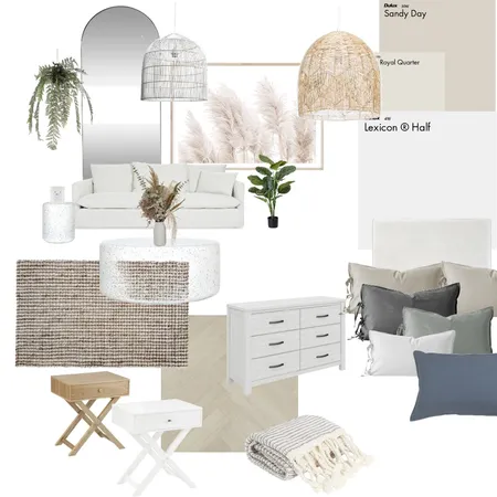 Coastal Bedroom Interior Design Mood Board by ellie.sawyer on Style Sourcebook