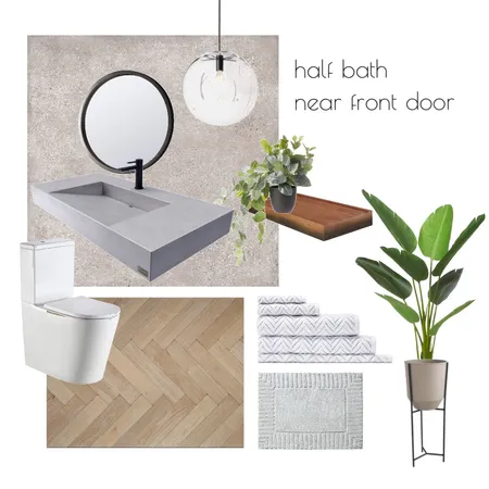 Half bath near front door Interior Design Mood Board by erick on Style Sourcebook
