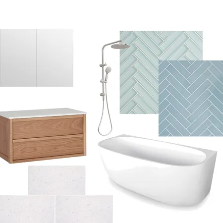 Saurins Main Bathroom Interior Design Mood Board by Holm & Wood. on Style Sourcebook
