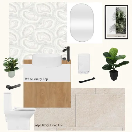 Powder Room Interior Design Mood Board by Ralitsa on Style Sourcebook