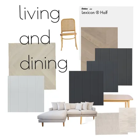 Living Dining Coastal Interior Design Mood Board by MonJ on Style Sourcebook