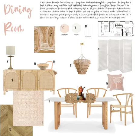 Dining Room Sample Board Interior Design Mood Board by TiffanyApril_Home on Style Sourcebook