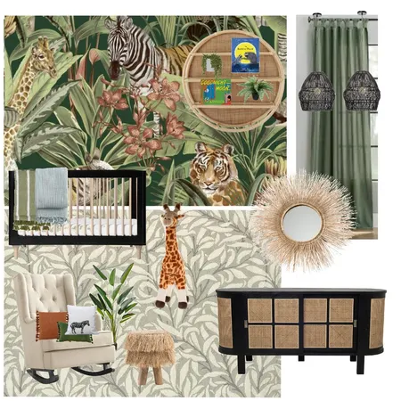 Jungle nursery Interior Design Mood Board by murillo.dana on Style Sourcebook