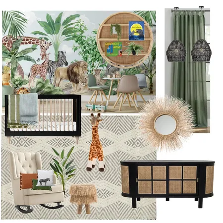 Jungle nursery Interior Design Mood Board by murillo.dana on Style Sourcebook