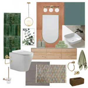 Powder Room Interior Design Mood Board by Spencer N. Sze on Style Sourcebook