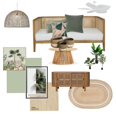 Tropical island Living Interior Design Mood Board by Iquiambao on Style Sourcebook