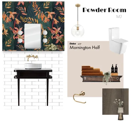 POWDER ROOM Interior Design Mood Board by Maygn Jamieson on Style Sourcebook