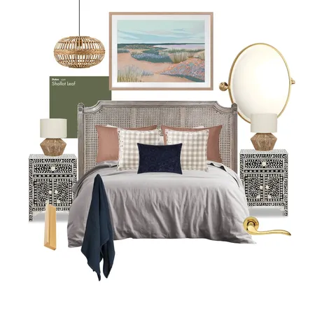 The Block - Tom and Sarah-Jane's Master Bedroom and Walk-In Robe Interior Design Mood Board by The Blue Space on Style Sourcebook