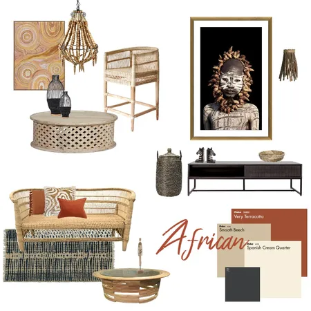 African Design Interior Design Mood Board by paulamorales.1409@gmail.com on Style Sourcebook