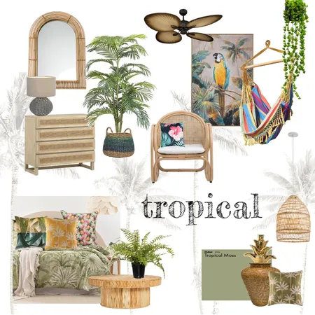 Tropical Moodboard Interior Design Mood Board by paulamorales.1409@gmail.com on Style Sourcebook
