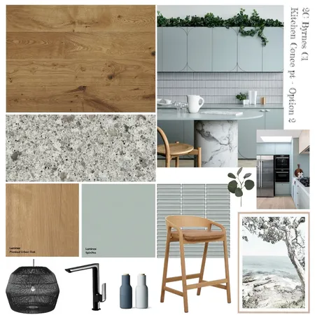 2C Byrnes - Kitchen Concept - Option 2 Interior Design Mood Board by bronteskaines on Style Sourcebook