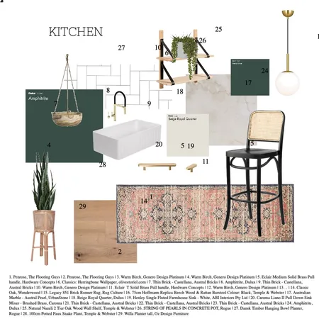 MOD9_KITCHEN Interior Design Mood Board by Sydney Kaplan on Style Sourcebook