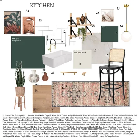 MOD9_KITCHEN Interior Design Mood Board by Sydney Kaplan on Style Sourcebook