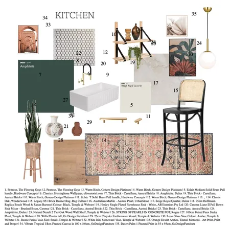 MOD9_KITCHEN Interior Design Mood Board by Sydney Kaplan on Style Sourcebook