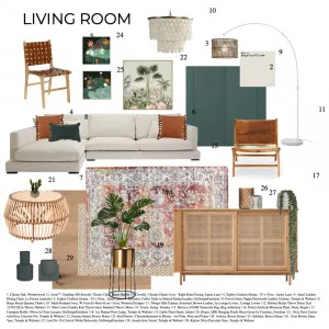 MOD9_LIVINGROOM Interior Design Mood Board by Sydney Kaplan on Style Sourcebook