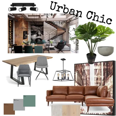 Urban Chic Interior Design Mood Board by Kirsten B on Style Sourcebook