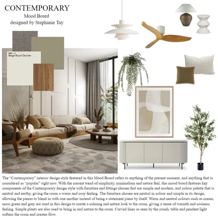 Contemporary Interior Design Mood Board by stephanietayjm on Style Sourcebook