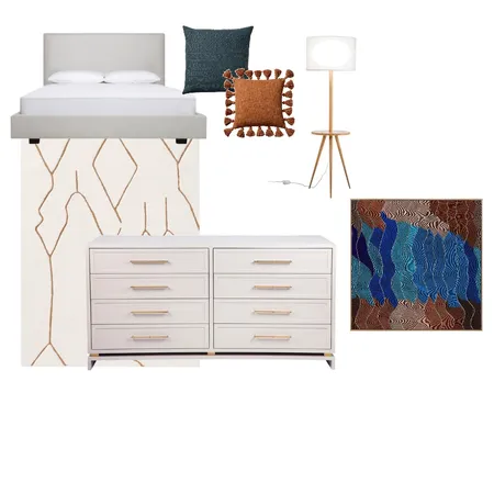 Earthy Comfort Bedroom Interior Design Mood Board by lindsayzahller on Style Sourcebook