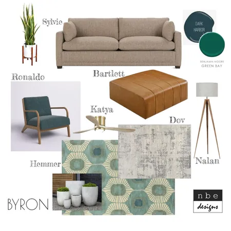 BYRON LIVING ROOM Interior Design Mood Board by noellebe@yahoo.com on Style Sourcebook